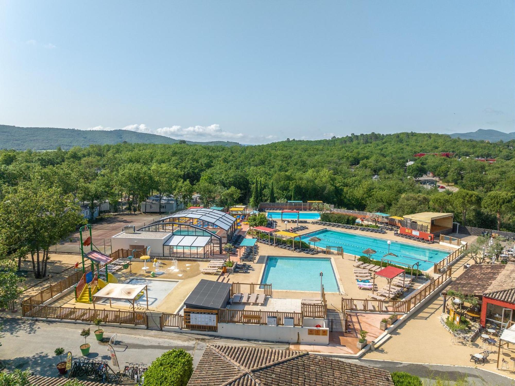 Camping Domaine De Chaussy Lagorce (Ardeche) Exterior foto