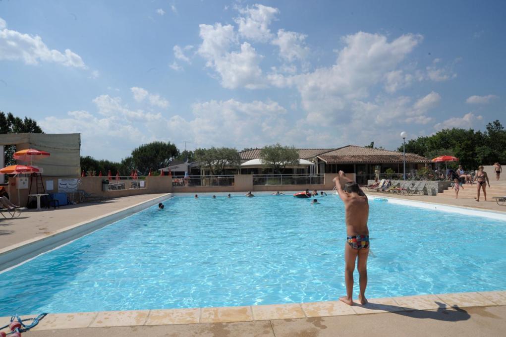 Camping Domaine De Chaussy Lagorce (Ardeche) Exterior foto