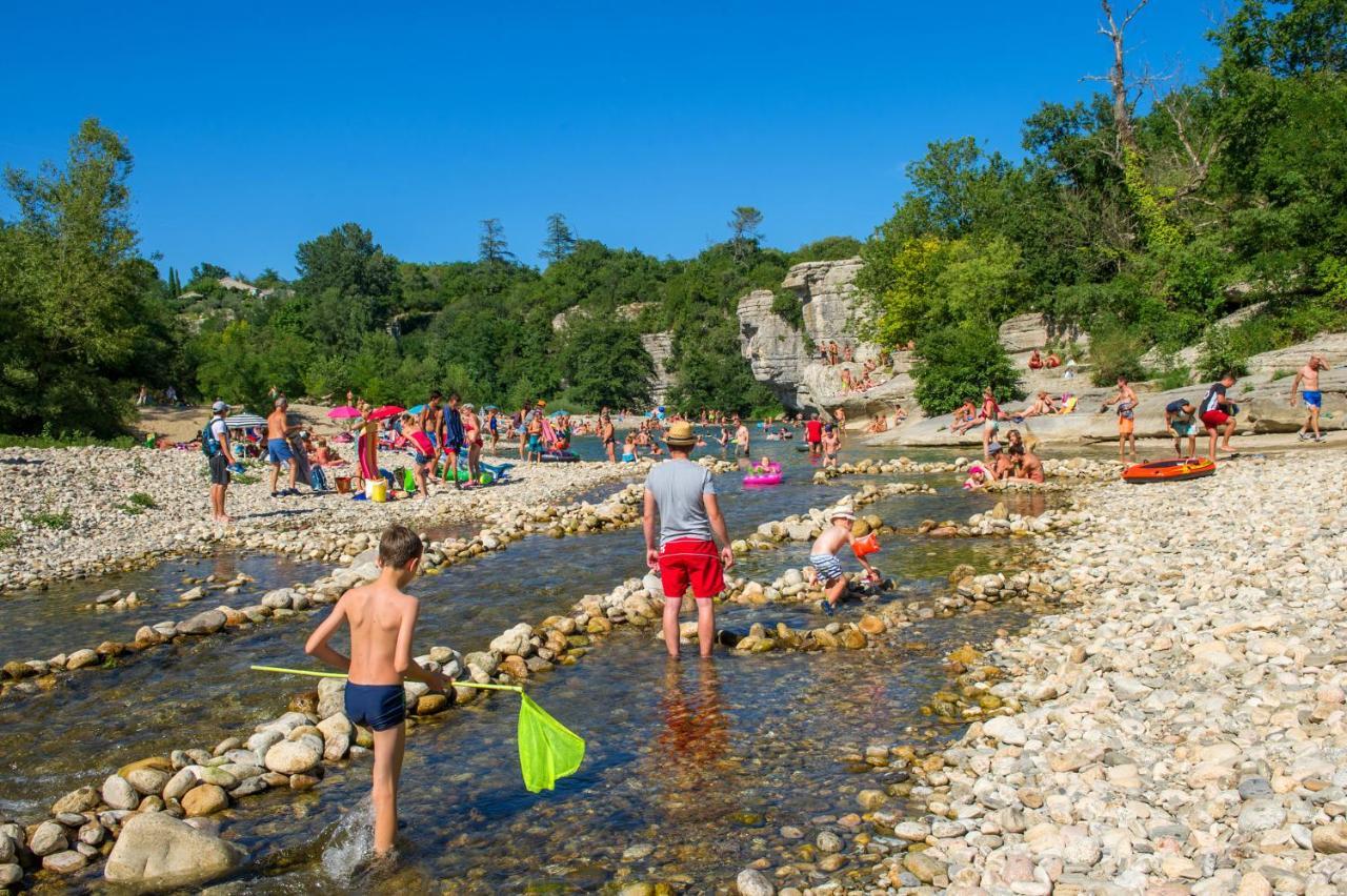 Camping Domaine De Chaussy Lagorce (Ardeche) Exterior foto